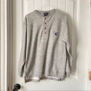 Dallas Cowboys Grey Pullover Sweater